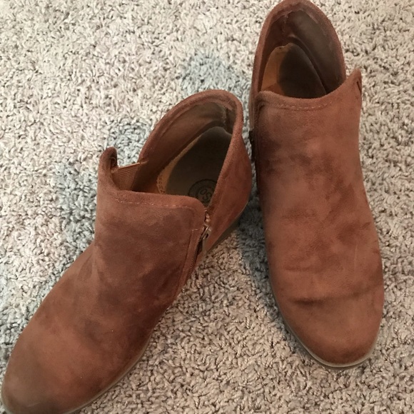 SO Shoes - Brown ankle booties